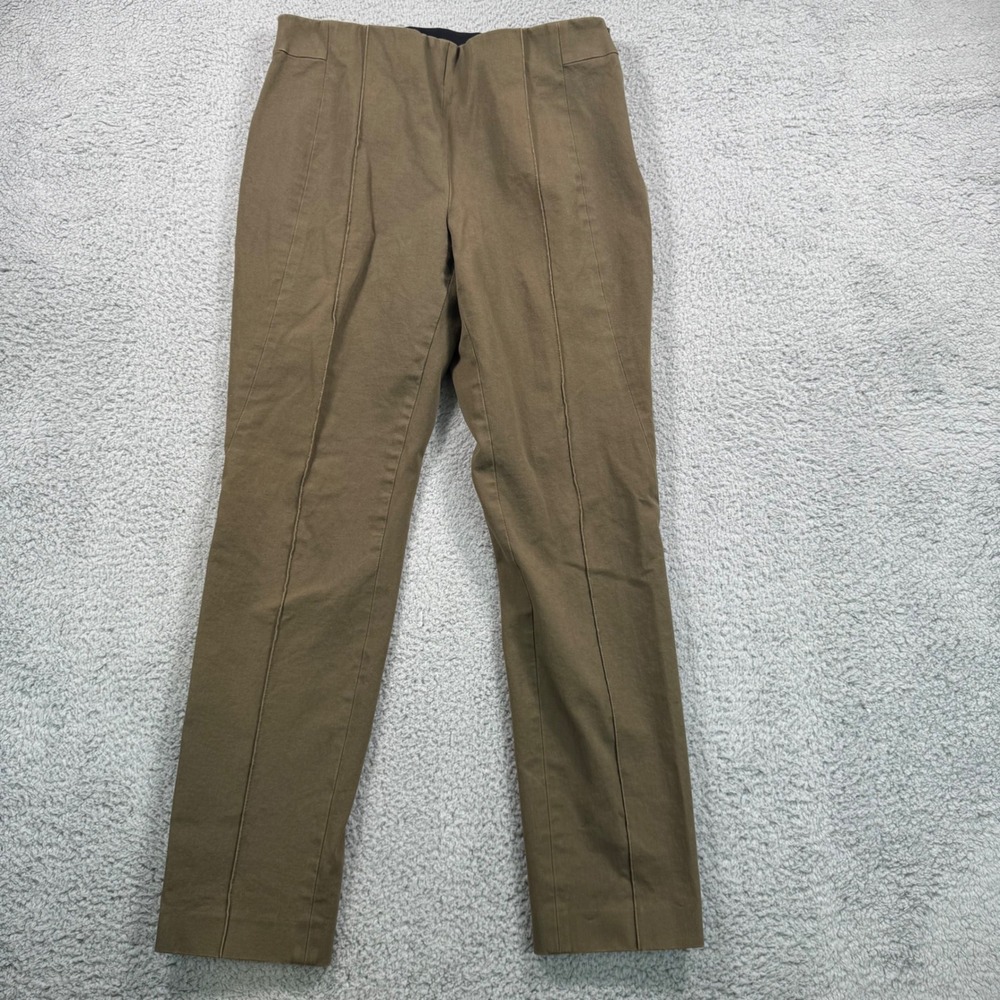 LAFAYETTE 148 NEW YORK Pants‎ Women's 6 Green Gramercy Cotton Stretch Slim Leg